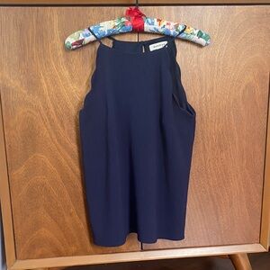 Monteau Navy Blue Tank Top